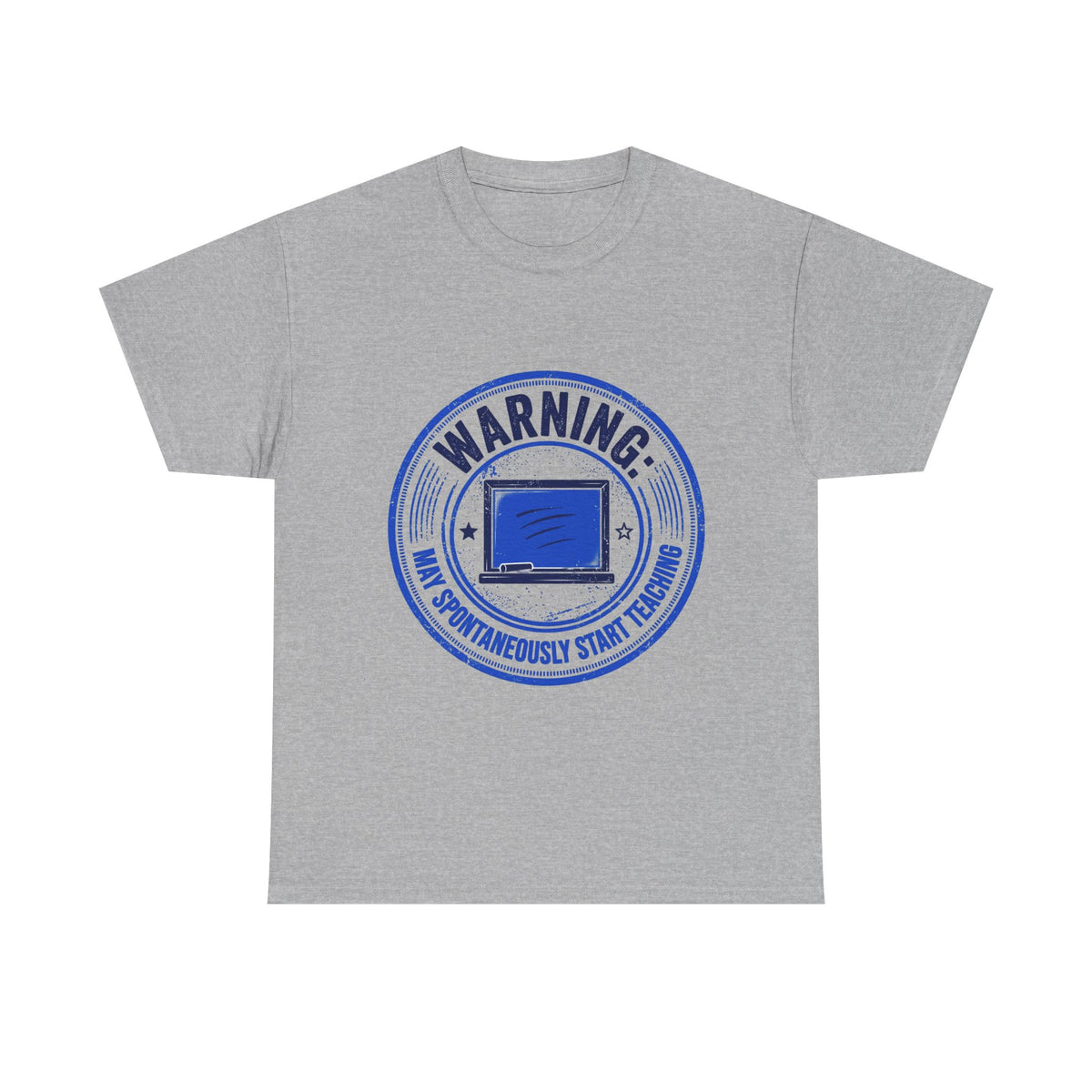 Funny Teacher Warning T-Shirt - Light Colors