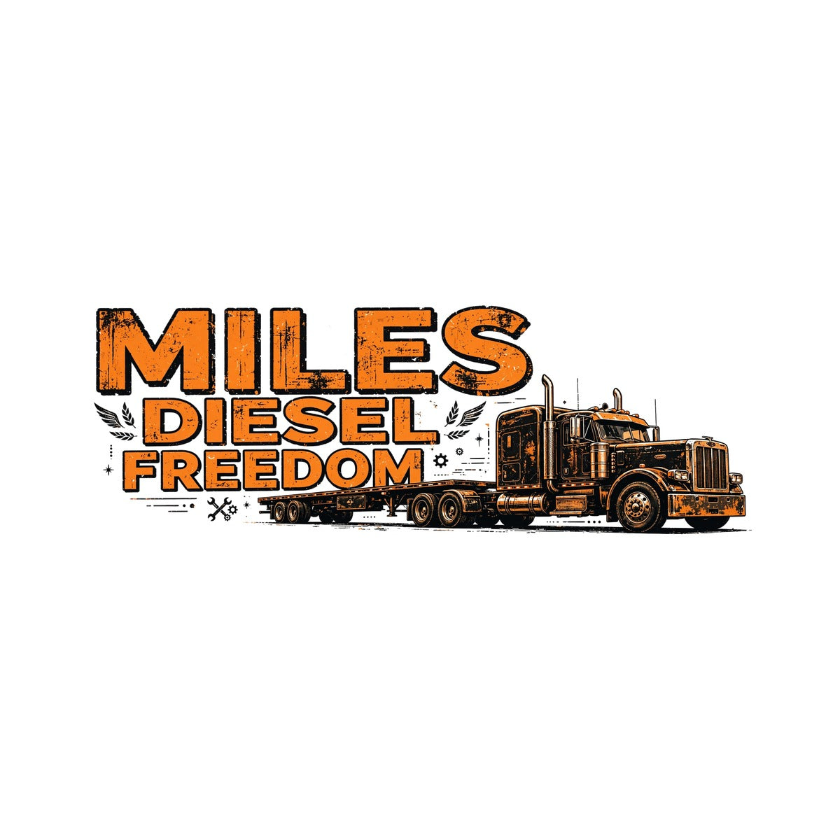 Miles Diesel Freedom Trucker Coffee Mug
