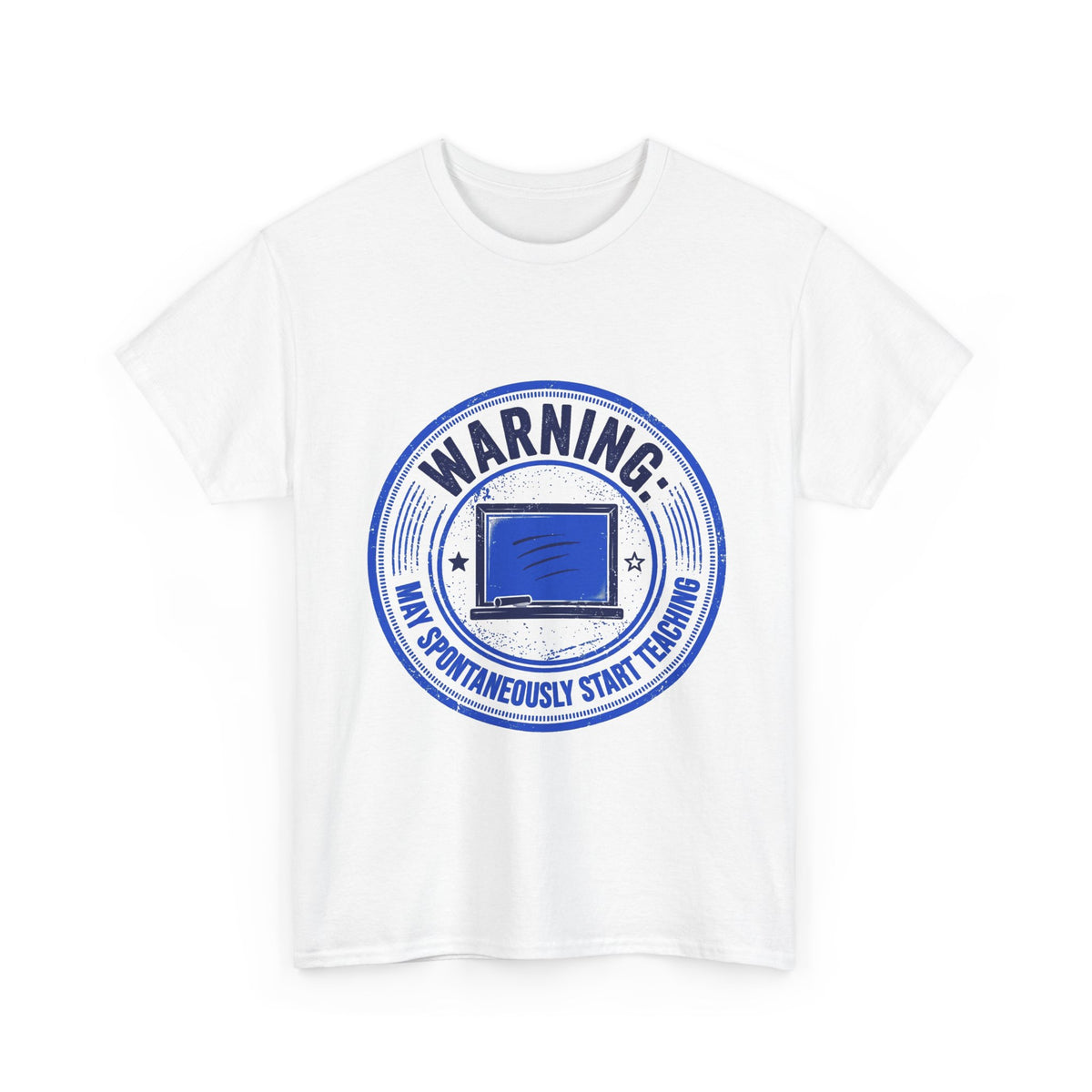 Funny Teacher Warning T-Shirt - Light Colors
