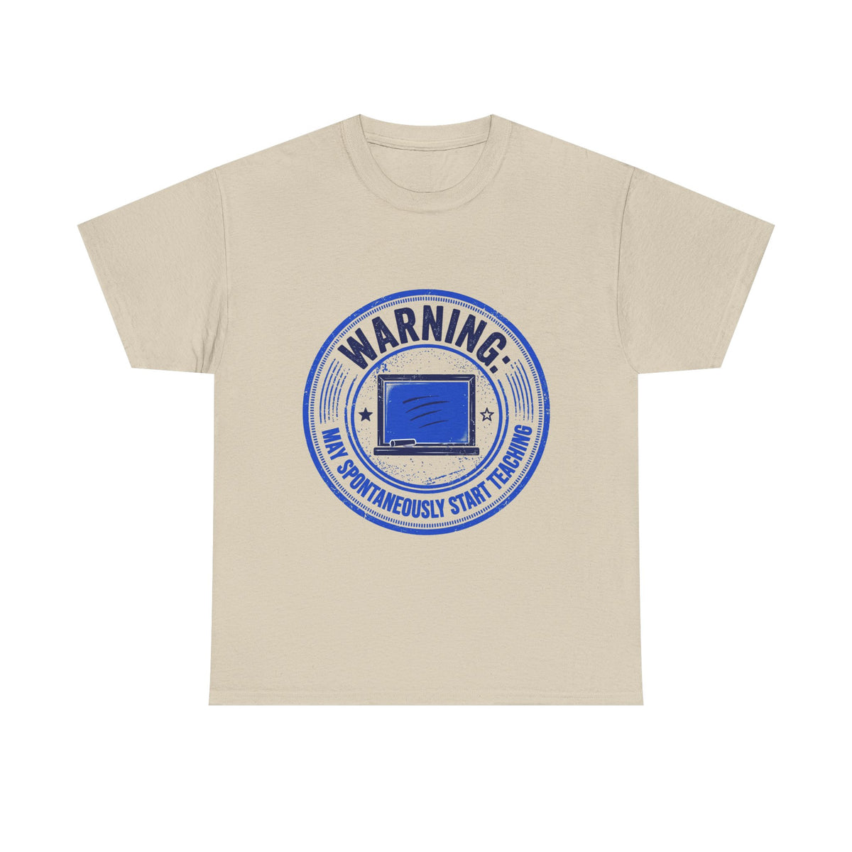 Funny Teacher Warning T-Shirt - Light Colors