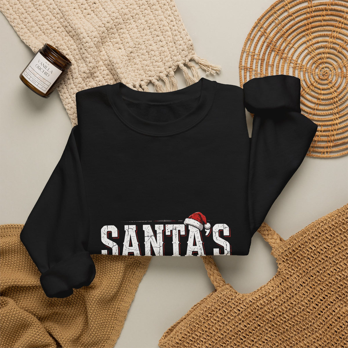 Double Time Co. - Santa's Favorite Nurse Sweatshirt