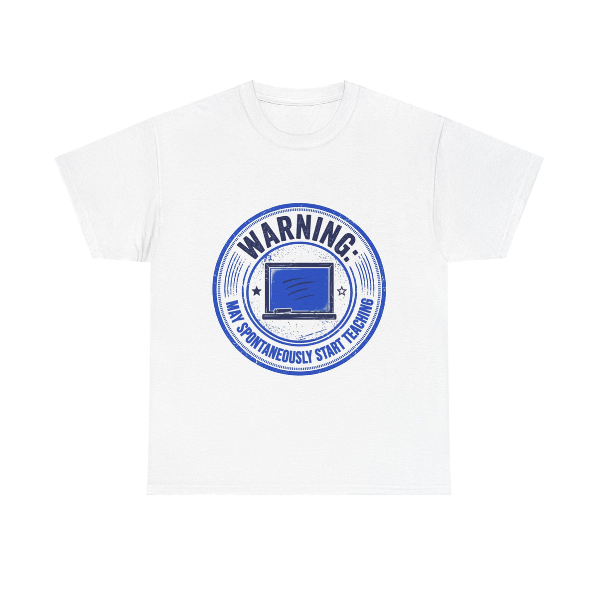 Funny Teacher Warning T-Shirt - Light Colors