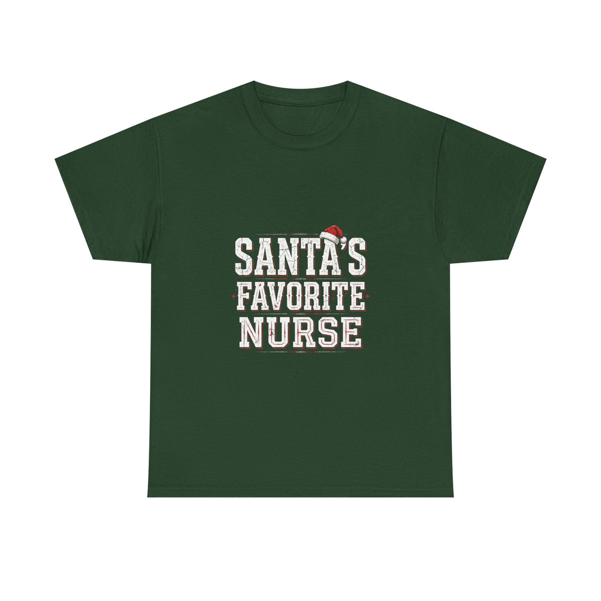 Double Time Co. - Santa's Favorite Nurse Tee