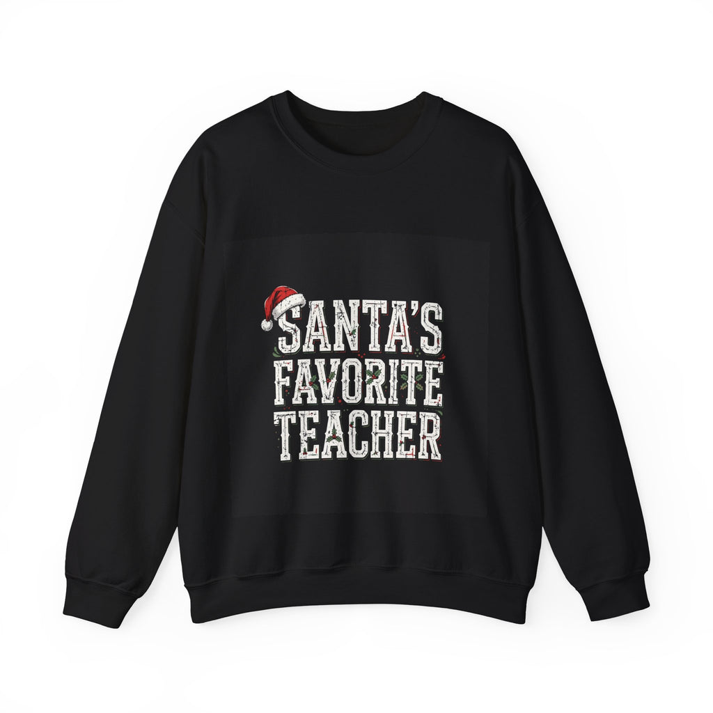 Double Time Co. - Santa's Favorite Teacher Sweatshirt