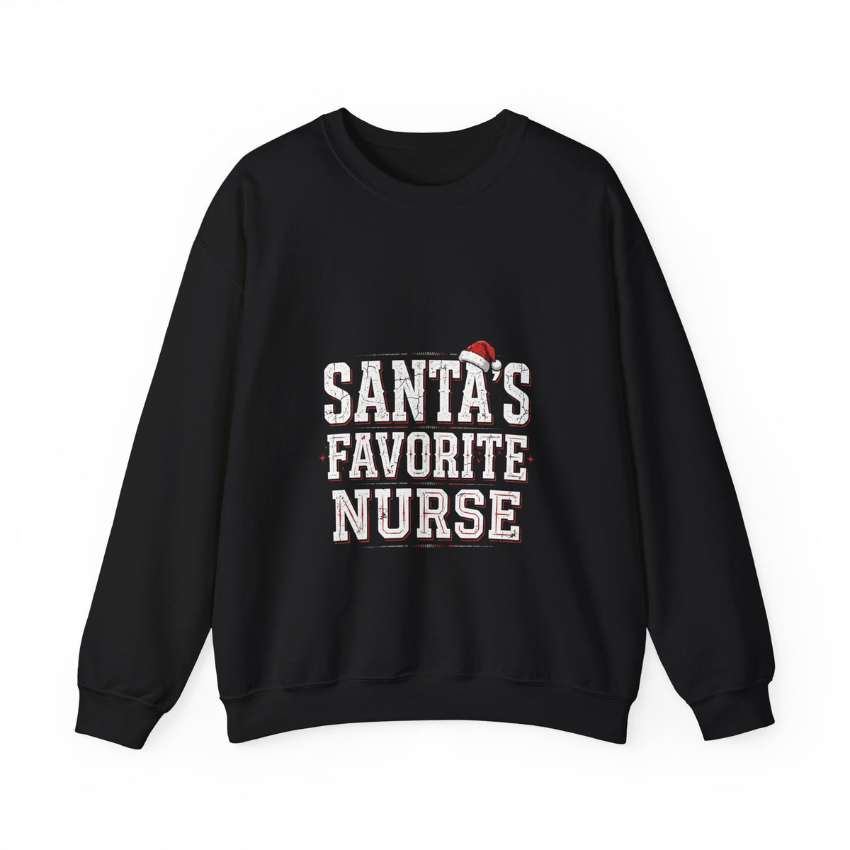 Double Time Co. - Santa's Favorite Nurse Sweatshirt