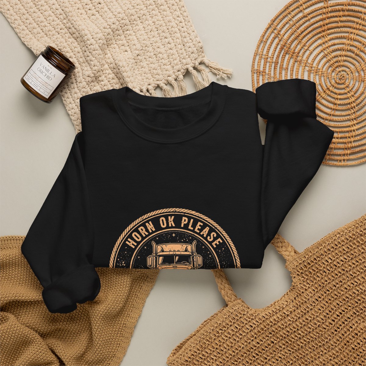 Double Time Co. - Horn OK Please - OTR Long Haul Sweatshirt