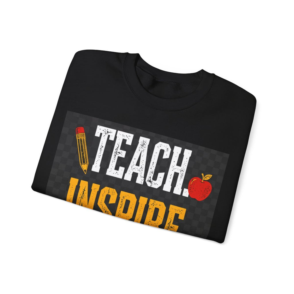 Teach Inspire Repeat Teacher Sweatshirt