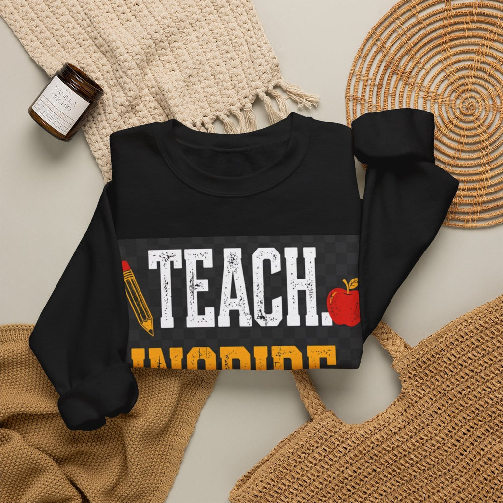 Teach Inspire Repeat Teacher Sweatshirt